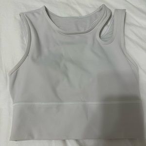 White Lululemon tank